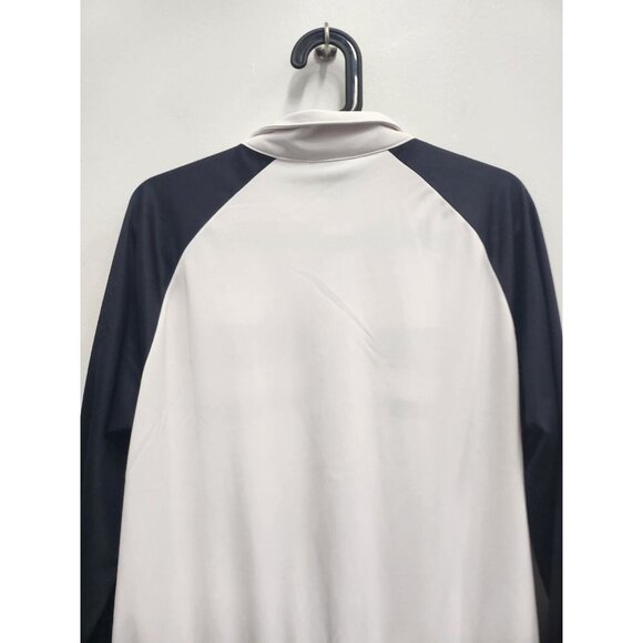 Mono B Womens Varsity Tricot Jacket Size Medium Black White Raglan Activewear - Picture 7 of 7